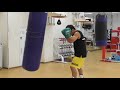 八重樫東　サンドバッグ打ち１　akira yaegashi heavy bag workout 1 jul 11th 2018