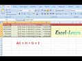 Excel AutoFit Columns To View Full Data - Shortcut  Alt H O I