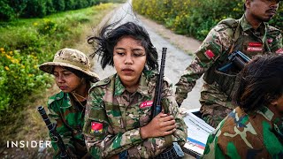 Women Are Joining Myanmar Militia, Breaking With Tradition To Fight On The Front Lines