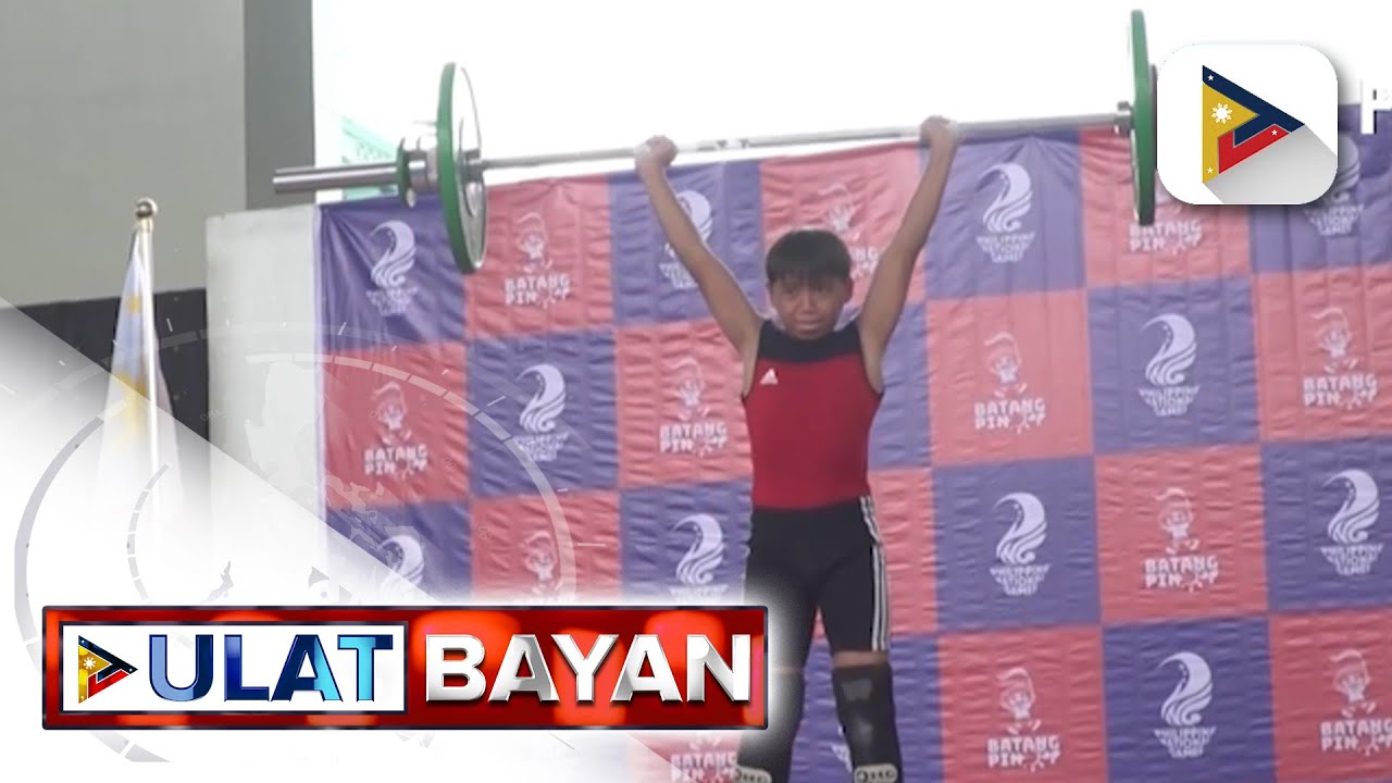 Pamangkin Ni Hidilyn Diaz, Wagi Sa 2023 Batang Pinoy Weightlifting U12 ...