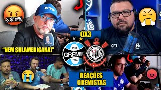 REAÇÕES dos GREMISTAS FURIOSOS com a DERROTA - GRÊMIO 0X3 CORINTHIANS [REACT BRASILEIRÃO 2024]