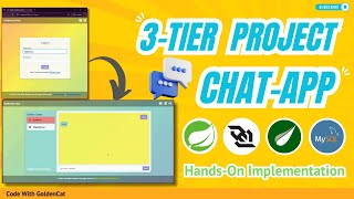 3-Tier Full Stack Java Application | Spring Boot Project | Chat App | Project - 5