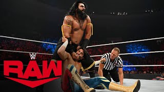 Jeff Hardy, Mansoor & Mustafa Ali vs. Jinder Mahal, Veer & Shanky: Raw, Sept. 27, 2021