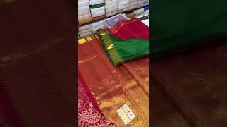 Pure handloom  silk saree with  Meena work brocade😍😍14000/-#shorts