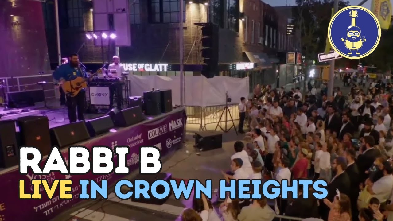 Rabbi B Live In Crown Heights!! - YouTube