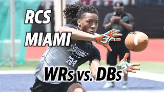 RCS Miami: WRs vs. DBs part two