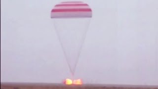 Expedition 44 Soyuz TMA-16M landing