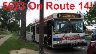 NeoplanDude | SEPTA 2003 New Flyer D40LF #5623 HAULING ASS!!! On Route 14!