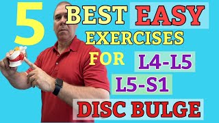 5 Best EASY exercises for L4-L5,  L5-S1 Disc Bulge,  Dr. Frank Altenrath | Chiropractor In Cresskill