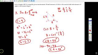 Ch 9 Test Review answers