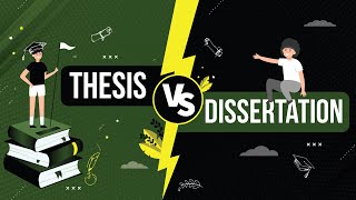 Difference Between Thesis \u0026 Dissertation | Thesis vs Dissertation