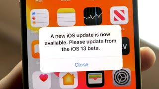 How To Fix Please Update from iOS Beta!