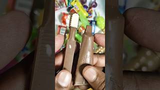 Yummy Chocolate Toothbrush and Paste Choco Smile #shorts#asmr al#shortvideo #tiktokvideo #chocolate