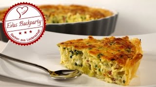 Schinken- Lauch- Quiche ( schnell, einfach und lecker )