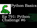 Python Basics Tutorial Python Challenge 6 || Find All Pickle Files