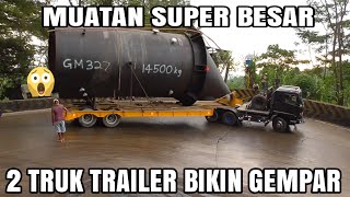 Gempar !!! Sitinjau Lauik Hari Ini Kedatangan Truk Asal Medan Muatan Besi Raksasa Super Besar