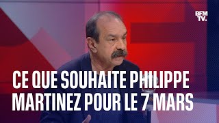 Retraites: Philippe Martinez appelle à la grève \