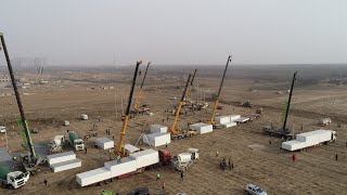 Live: Temporary medical center being built in Hebei's Shijiazhuang for quarantine