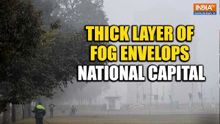 Delhi: Thick Layer of Fog Envelops National Capital as Minimum Temperatures Drop to 8 Degrees