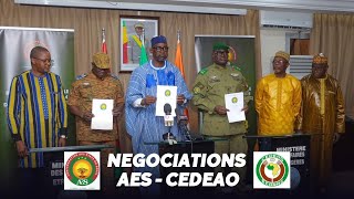 Discussions AES - CEDEAO : signature des documents de travail