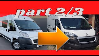 Part 2 / 3 change of the front boxer, ducato, jumper. Zmiana frontu w ducato boxer z III na IV gen