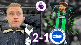 Brighton LOSE At The 96th Minute!! | Tottenham VS Brighton | Match Day Vlog