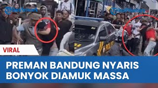 SOK JAGO, Preman di Bandung Barat Hampir Bonyok Diamuk Massa, Palak Sopir Angkot Sambil Bawa Golok