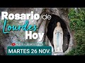 ⚘️💐 ROSARIO DESDE LOURDES HOY MARTES 26 DE NOVIEMBRE DE 2024. MISTERIOS DOLOROSOS ⚘️🌿