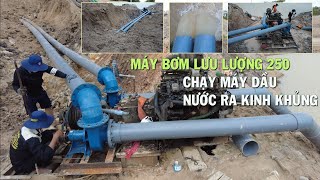 Lắp Đặt 2 Bơm Lưu Lượng 250, Chạy Song Song Nước Phóng Ra Kinh Khủng cho Khách Bình Dương