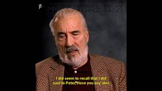 Christopher Lee refuses to scream in The Lord of the Rings: The Two Towers | (#Shorts)