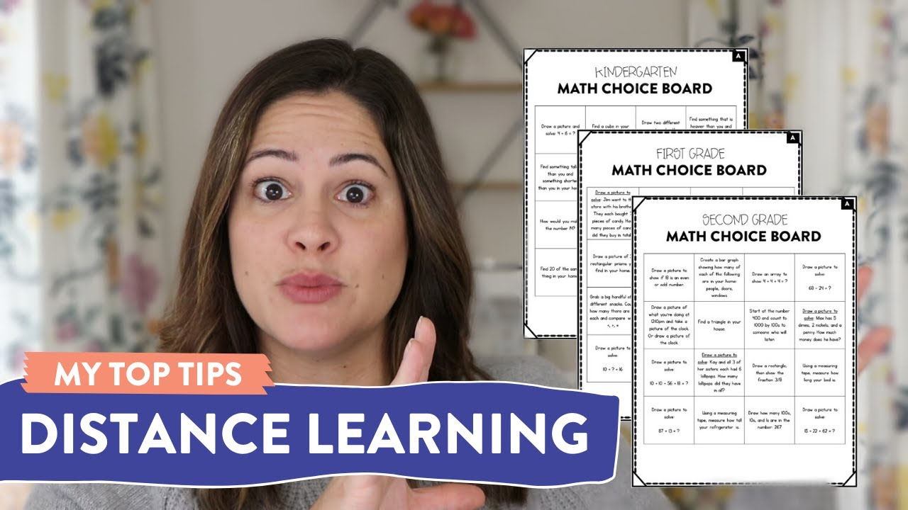 My 3 Tips For Distance Learning Youtube