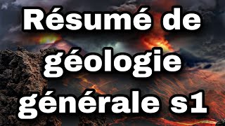 Résumé de géologie générale s1