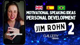 Motivational Speaking Ideas | Personal Development - Part 2 🎤JIM ROHN