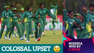 UNBELIEVABLE! ICC Women's U19 T20 World Cup Stunner - Nigeria Shock New Zealand \u0026 Cricket Community