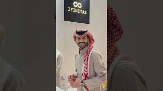 تجميع سنابات حضور بوث افنتس مع احمد رحيم في اول يوم معرض العطور بالرياض 🤩 !