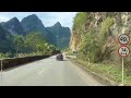 beautiful scenery along the way to a small city next to vietnam越南隔壁小县城德保县的美丽路段喀斯特地貌中的盘山公路除了险和陡峭还有美