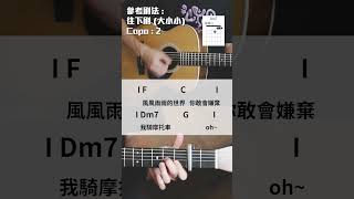 1分鐘學自彈自唱 芒果醬 - 我喜歡你  #吉他教學 #吉他 #guitar