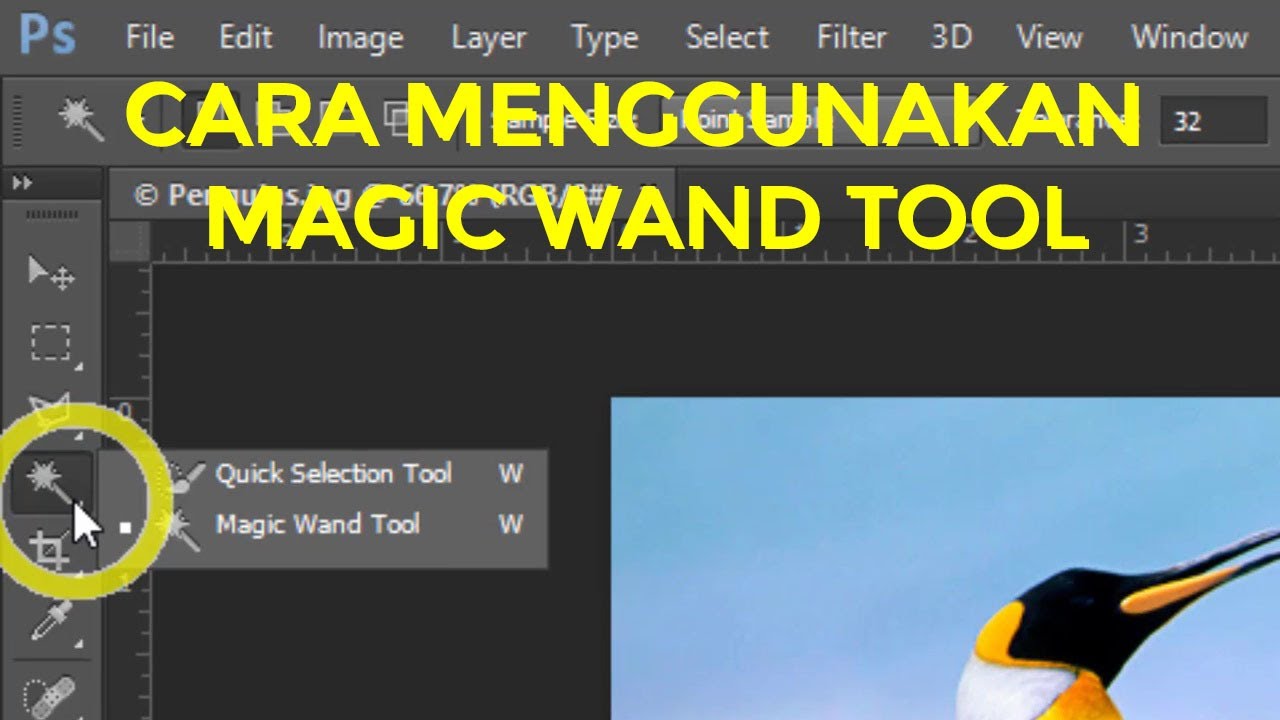 Cara Menggunakan Magic Wand Tool Di Photoshop | Tutorial Photoshop ...