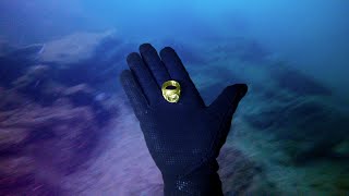 I Found his HUGE Gold Diamond Aggie Ring Underwater (Try not to cry at owner's r