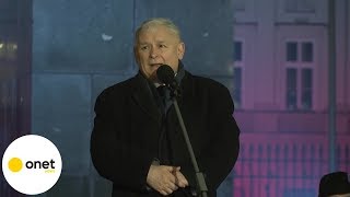 Kaczyński na miesięcznicy: musimy odrzucać antysemityzm | OnetNews