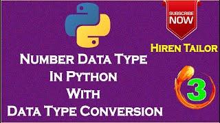 Number Data Type In Python With Data Type Conversion