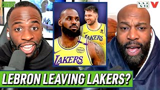 Will LeBron James LEAVE Lakers this NBA offseason after Luka trade w/ Mavericks? | Draymond \u0026 Baron