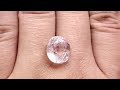 7.90 ct. Морганит овал. Бразилия гемм. заключение