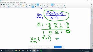 2.1 Numerical derivative - synthetic division