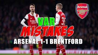Arsenal 1-1 Brentford - VAR mistakes | PGMOL admits VAR offside errors for goal