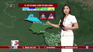 Dự báo thời tiết 11h30 - 09/05/2024 | TP. Hồ Chí Minh chiều tối mưa giông | VTVWDB