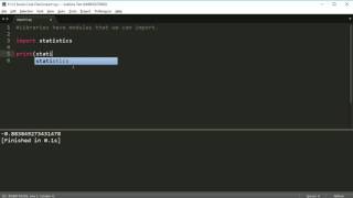 Python Programming Series (Modules 1): Importing modules