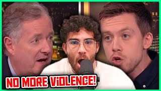 Piers Morgan Debates Owen Jones Uncensored | Hasanabi Reacts