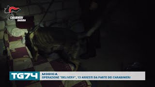 MODICA, OPERAZIONE DELIVERY, 13 ARRESTI DA PARTE DEI CARABINIERI