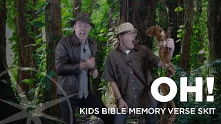 Oh! | Psalm 105:1 | Kids Bible Memory Verse Skit | Compass Bible Church